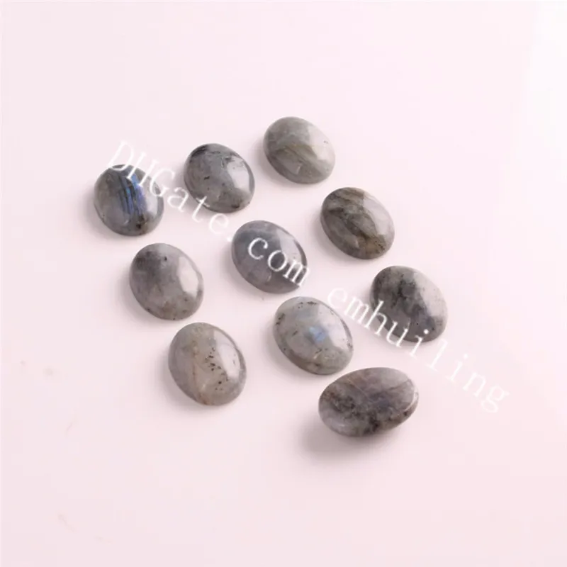 Suave Oval Flatback Natural Labradorite Cabochão Pedras Preciosas Qualidade Fina Solta Spectrolite Pedras Semi Preciosas Cura Pedras Preciosas Atacado