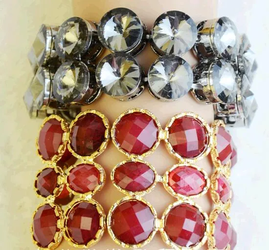 / Braccialetto del braccialetto di cristallo di modo di stile della miscela il regalo del mestiere del gioiello fai da te CR025 GRATUITA