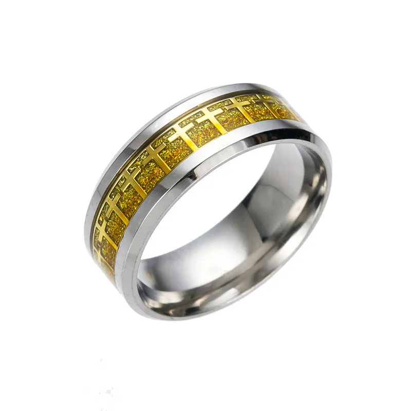 스테인레스 스틸 크로스 링 쥬얼리 손가락 반지 크기 6-13 여성 남성 반지 선물 뜨거운 판매