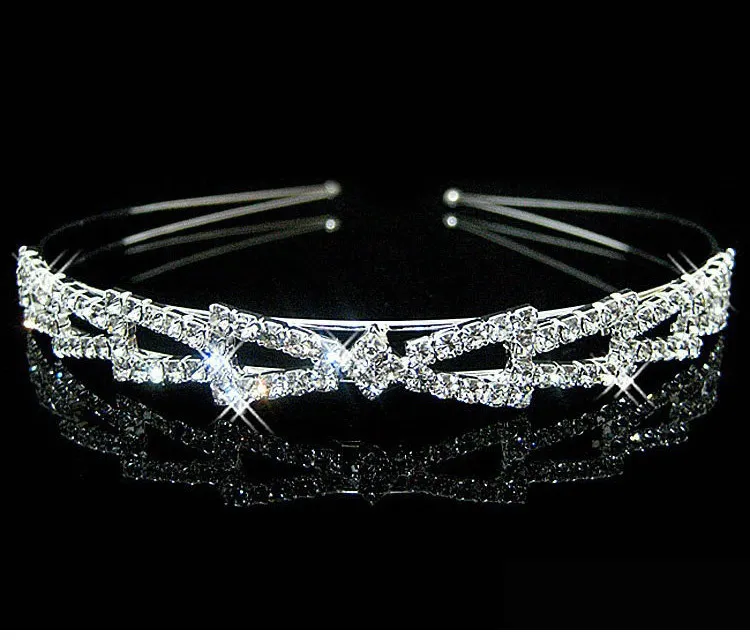 8 estilos Baratos Tiara nupcial Cristales y perlas Accesorios para la cabeza de novia con cuentas 2016 Evento formal Ropa para el cabello Envío gratis Diamantes de imitación