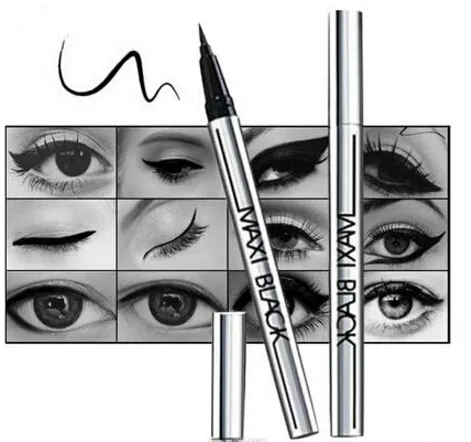 New Hot Final Delineador Líquido Preto Longo-durável À Prova D 'Água Eye Liner Lápis Caneta Agradável Maquiagem Ferramentas Cosméticas