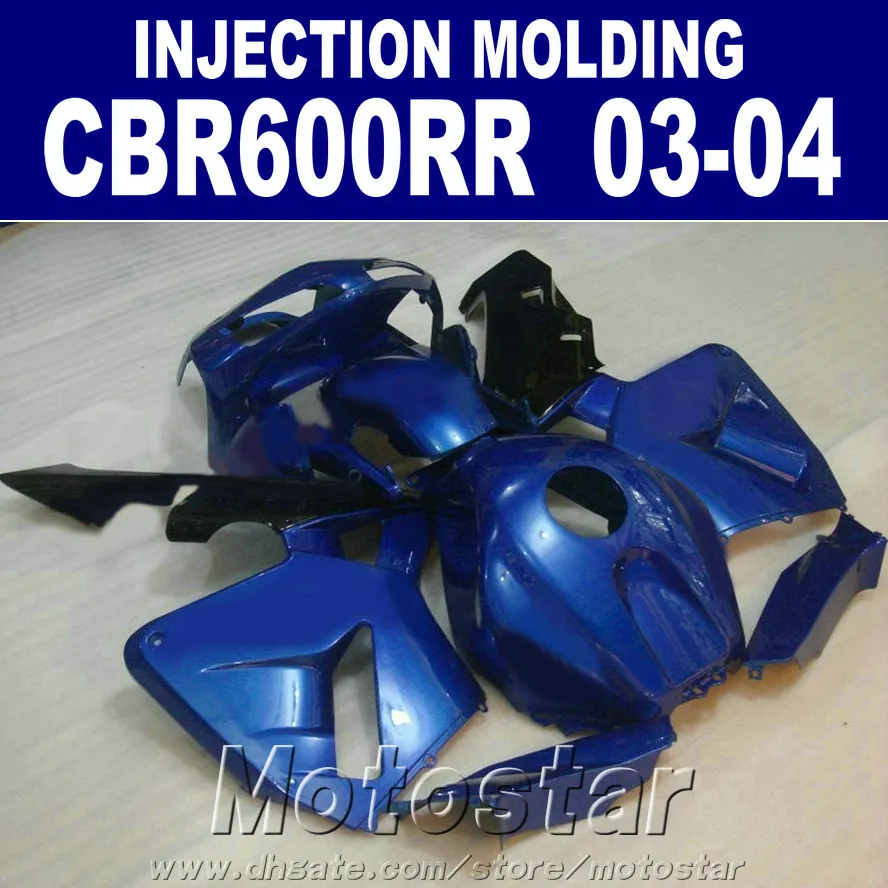 Dobry! Formowanie wtryskowe dla Honda CBR 600RR Fairing 2003 2004 Dark Blue One CBR600RR 03 04 Części naprawy ciała TXJY