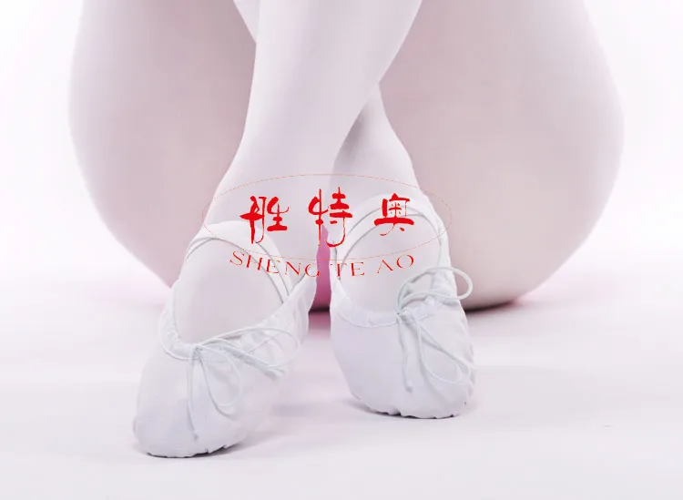 Womens Için Rahat Nefes Tuval Yumuşak Bale Dans Ayakkabıları Uygun Yetişkin ve Çocuk Kız Size22 ~ 42 16 ~ 26 cm CXTY-005