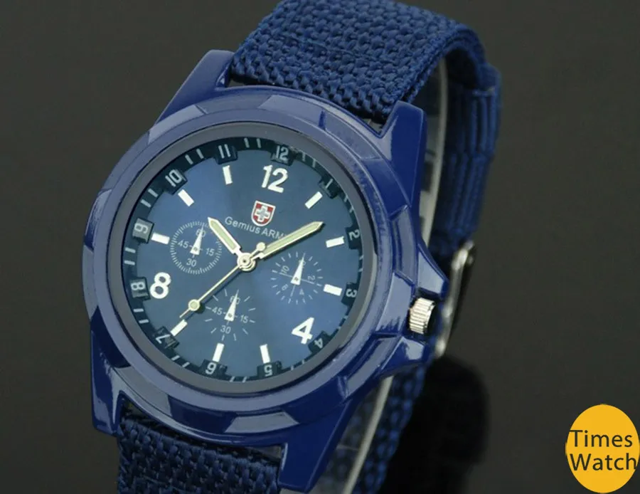 Gli uomini di vendita calda analogici di lusso new fashion TRENDY SPORT MILITARY STYLE OROLOGIO DA POLSO SWISS ARMY orologi al quarzo spedizione gratuita