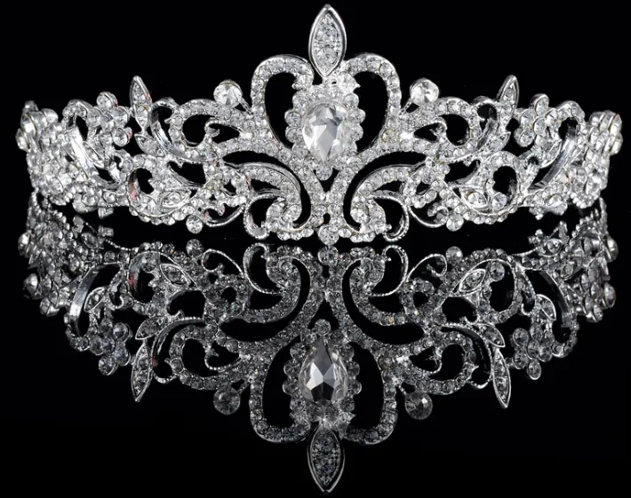 2020 Ny ankomst mode koreansk strass kristall tiara krona brud bröllopstillbehör 2857912