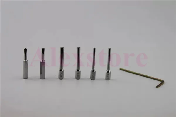 Kuro Koiler Universal Tools 6 in 1キットコイルジグコイラー巻きコールビルダー加熱ワイヤーツール7色DIY RDA DHL