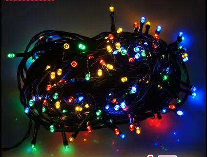 Luz de cadena LED 10M 220V 100, Fairy Cristmas Luces de Navidad Decoración de vacaciones Navidad Navidad al aire libre envío gratis