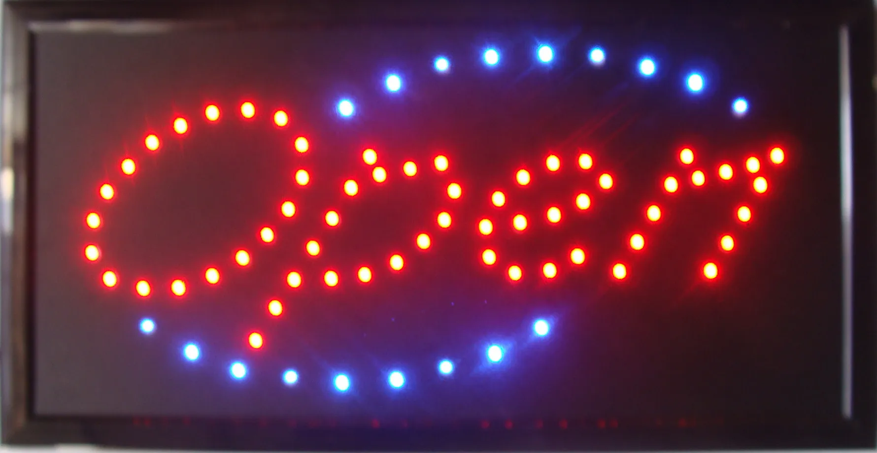 Ultra Bright Animated led OPEN signs led indoor led open