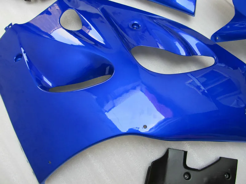 Kit de carénage personnalisé pour SUZUKI GSXR600 GSXR750 1996 1997 1998 1999 2000 GSX-R 600 750 96-00 ensemble de carénages de carrosserie bleu noir GB21