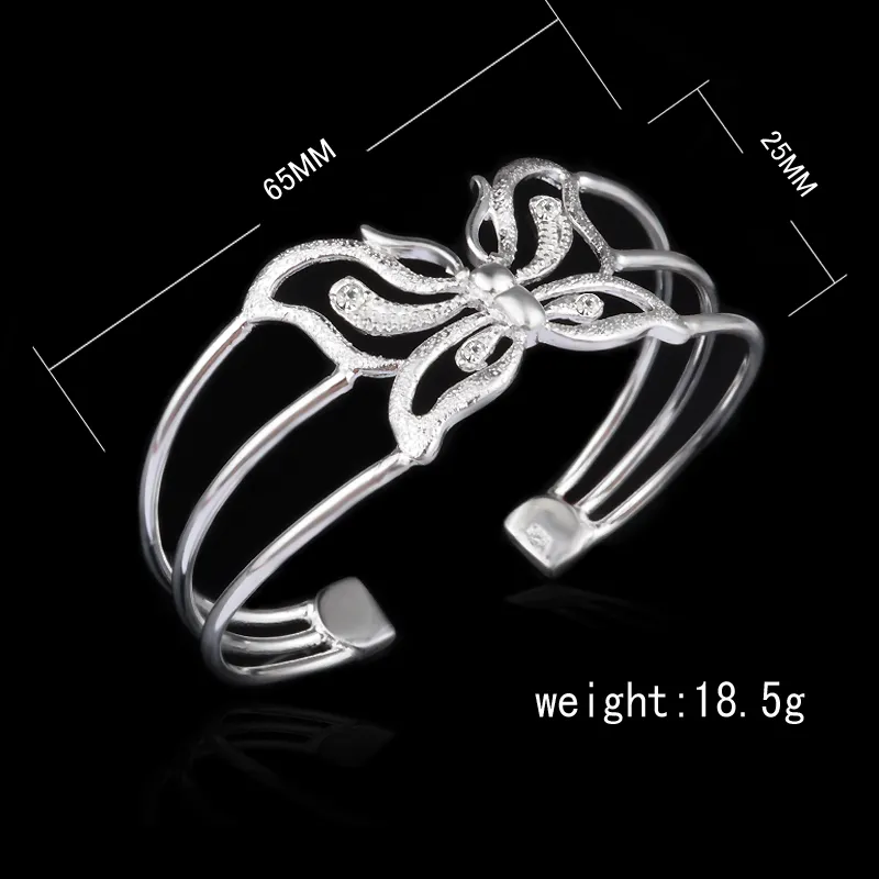 Hot Gift Factory Price WHOLESALE NEW 925 STERLING SILVER Butterfly ...