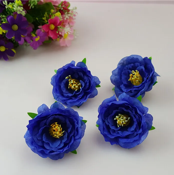 2016 روز الزهور الصغيرة محاكاة الشاي روز المعصم الصدار الزهور الحرير زهرة الزفاف اكليلا جعل HJIA031