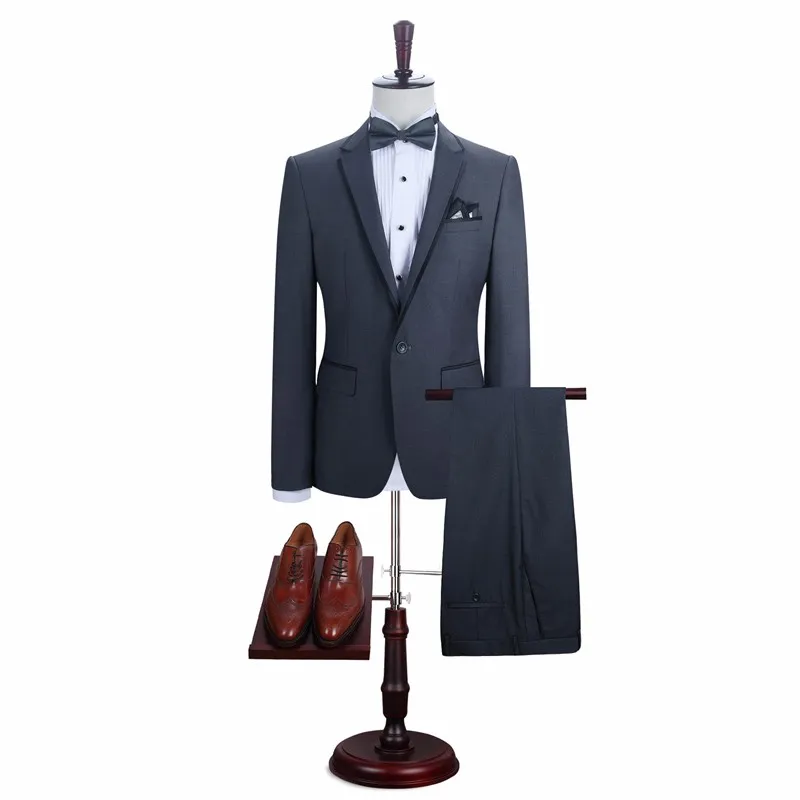 New Mens 의류 남성 정장 블레이저 Darouomo 패션 남자 정장 브랜드 Mens Blazer Business Slim Clothing Suit Jacket and Pants for 246J