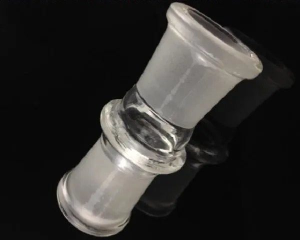 18.8mm till 18.8mm Kvinnlig omvandlare Glasadapter Straight Tillförsel för glas Bong Glass Bubbler och Ashcatcher