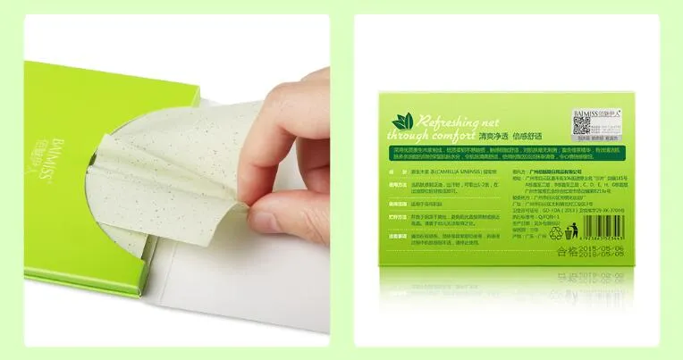 BAIMISS Matcha Facial Absorbent Paper Oil Absorbing Sheets Deep Cleanser Black Head Remover Acne Treatment Beauty Products