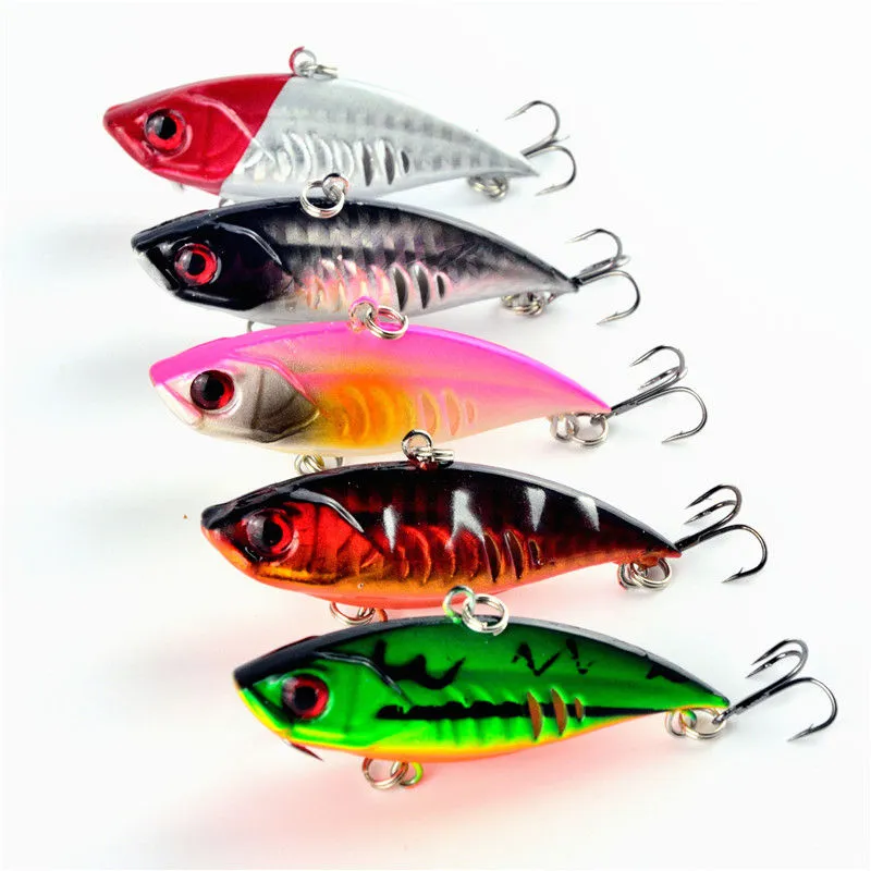 LIMITED DIRECT SELED VIB FISHLURESフック6.5CM 10.4G WOBBLER CRANKBAITパイクナマズの水着LifeLike Bait