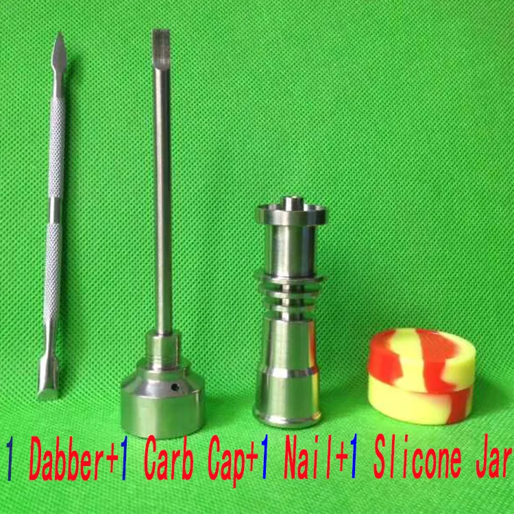 Bong-Werkzeug-Set, 16 mm, Domeless, Gr2, Titan-Nagel, Carb-Kappe, Dabber, Slicone-Glas, Glasbong, zum Rauchen von Wasserpfeifen