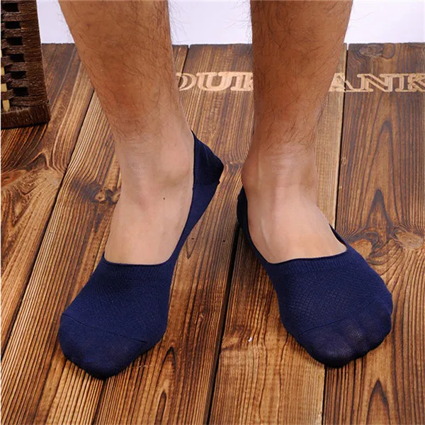 New High Qualtiy Summer Men's Invisible Socks Net Loafer Boat Anti Slip Socks Shiping289g