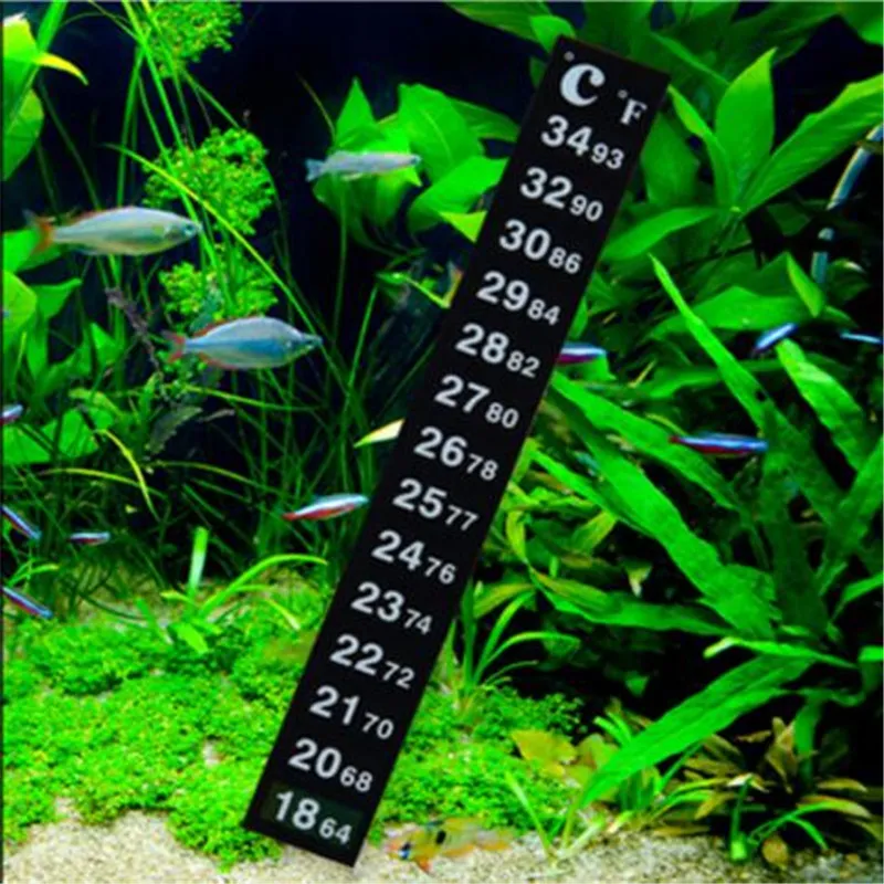 Brewcraft Strip Thermometer Fish Aquarium Temperatuur Sticker Schaal Aquarium Vissen Levering Digitale dubbele binnenkoelkast vriezer