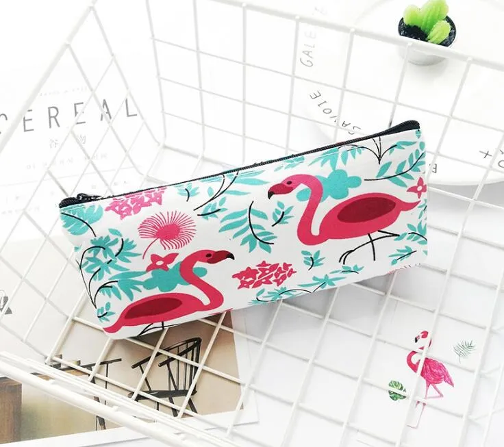 Kawaii Cactus Pencil Case Canvas School levererar Kawaii Stationery Estuches School Cute Kalem Kutusu Pencilcase G1231178T