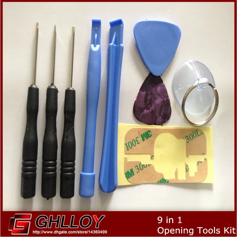 9 in 1 REPAIR PRY KIT OPENING TOOLS TOOL FOR IPHONE 4 4S 5 5C 5S 6 6plus