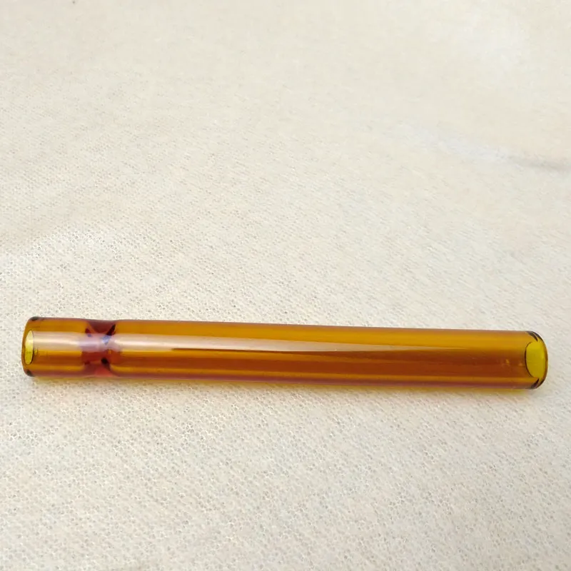 Mini tubo de provador de vidro colorido, canudos para beber, rolo a vapor, feito à mão, um rebatedor, portátil, tubos para ervas secas e tabaco 7402612