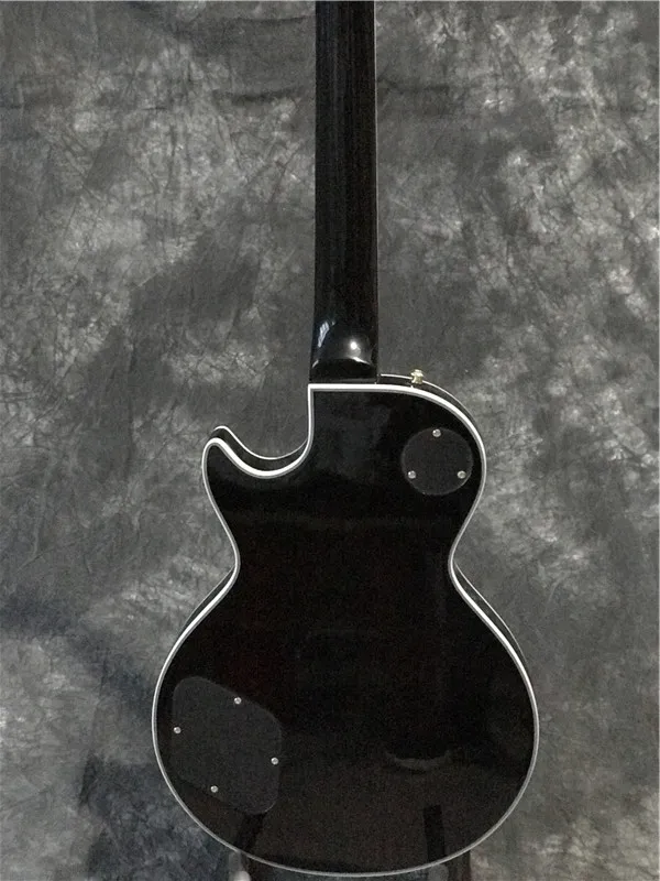 New Arrival Custom Electric Guitar z Roodewod Fingerboard, Vintage Sunburst pikowany klonowy, żółty i czarny Guitarra, Gorąca sprzedaż