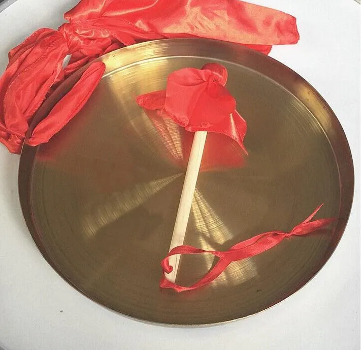 Instrument de percussion de cymbales d'avertissement d'inondation de mariage d'ouverture de Gong Gong 32cm