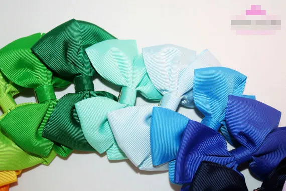 Hot Sale 4"baby hair bow With Clip Bowknot hairpin Hair accessories girl hair bows wholesale 