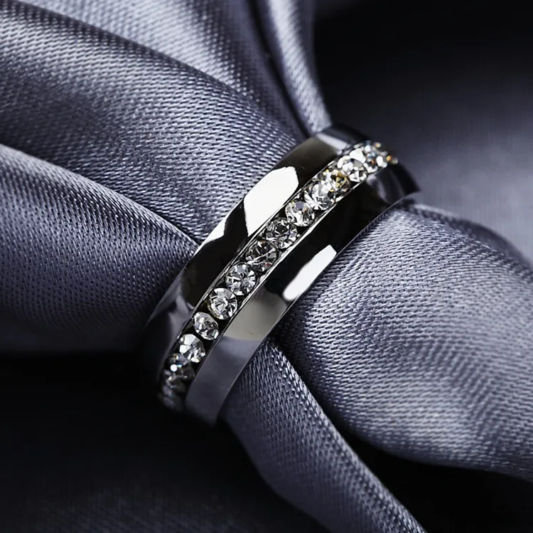 BC Classic Fashion Gioielli Engagement Regalo matrimoni Eternity Eternity 316L Acciaio inossidabile in acciaio inossidabile