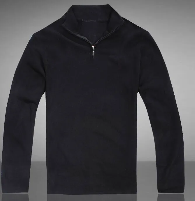 LIVRAISON GRATUITE marque de haute qualité nouveau pull à glissière pull en cachemire pulls pull hiver hommes pull hommes marque chandails. # 0125