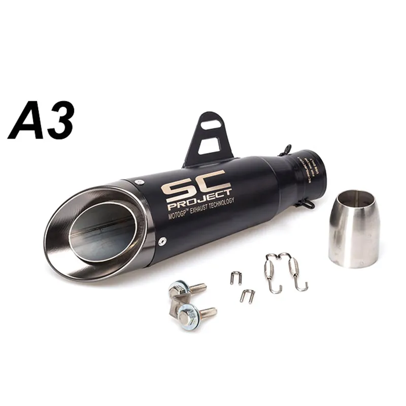 Laser Marking Motorcycle SC Exhaust Pipe Modified Exhaust Scooter MOTO Exhaust For HONDA CBR500F CBR 500F CB500F NC700 CB600