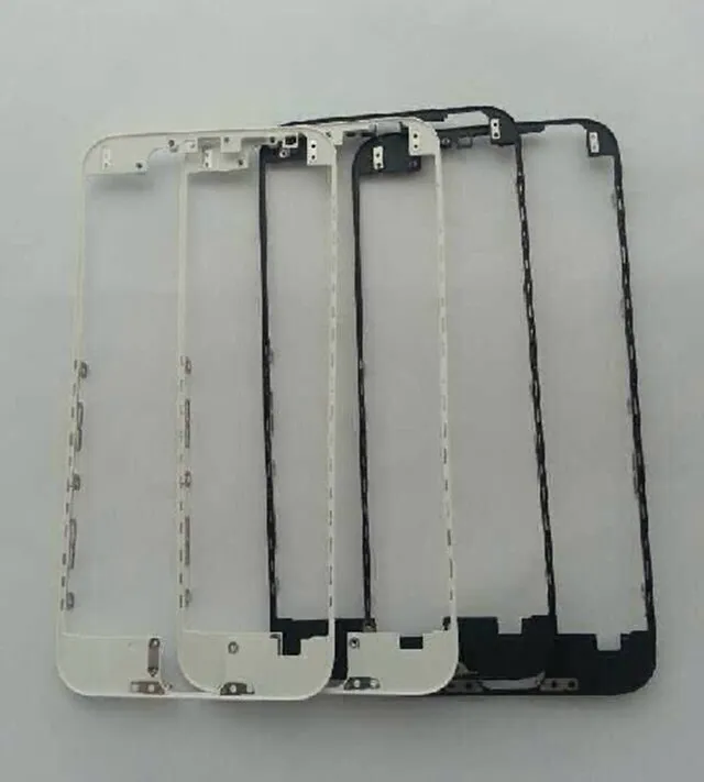 LCD-ram LCD-hållare Middle Bezel Digitizer Ram med starkt varmlim för iPhone 5G 5S 5C 6 4.7 