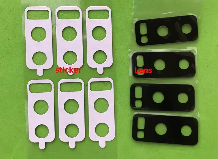 Rear Back Camera Glass Lens Cover Replacement With Adhesive Frame