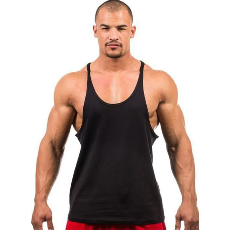 Ny Ankomst Män Tank Topp Gym Tank Toppar För Män Fitness Gym Tank Top Shirt Men Gym Vest Out310