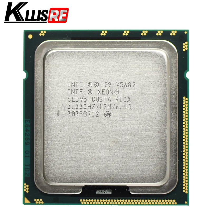 Intel Xeon X5680, 3,33 ГГц, LGA1366, 12 МБ, кэш-памяти L3, 6-ядерный процессор, процессор