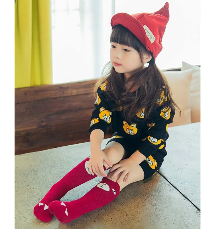 Socks Children Clothes Infant Clothing Korean Baby Autumn Crochet For Kids Boys Girls Knit Knee High C13467