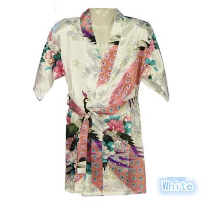 Kinderen Nachtkleding 80 ~ 150 8 Kleuren Nieuwe Klassieke Flowerjapanese Zijde Kimono Robe Pyjama Nachthemd Lachtkleding voor kinderen Meisjes