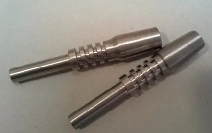 Titan-Nektarsammler-Spitze, 10 mm, 14 mm, 19 mm, Nektarsammler, Titan-Nagel, Glasbong, GR2, Titan-Nagel für Dab-Strohhalm