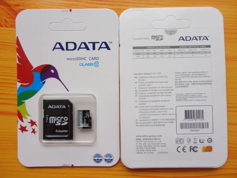A data sd карта