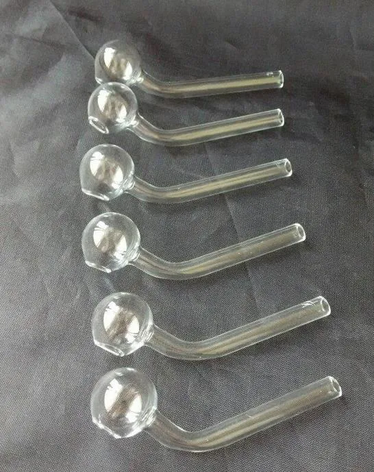 Acessórios de cachimbo de vidro por atacado, acessórios de bong de vidro, panela clássica de queimaduras retas clássicas, frete grátis, grande melhor