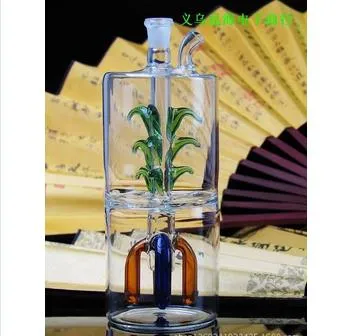 Variety shape four claws multi-layer filter jug quiet, high 13.5CM width is 6CM, style color random delivery, wholesale glass hookah, large