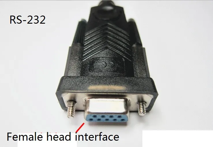 1.5M DB 9 Pin Female USB RS232 Serial Cable Straight Two Chip With