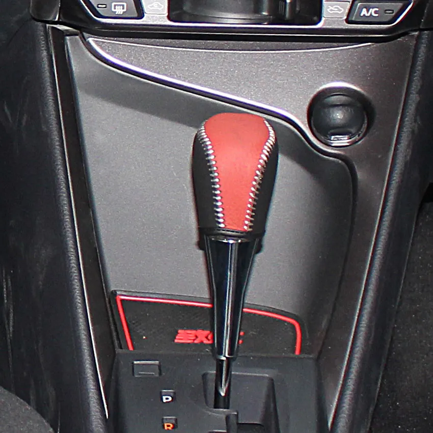 Для Тойота Ярис л automatc передач крышка автомобиль для укладки автоматический интерьер украшение натуральная кожа переключения передач крышка DIY
