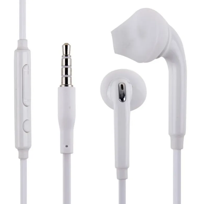 Słuchawki 3.5mm Słuchawki telefonu komórkowego Wired Earbuds Earbuds Słuchawki MIC Pilot Kompatybilny z Galaxy S10 S9 S8 Note10 9 8 Więcej urządzeń z Androidem