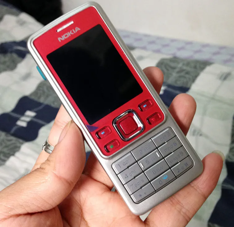 オリジナルの改装された電話nokia 6300ロック解除携帯電話tft 16mカラーロシア語キーボード英語キーボード安い電話9775090