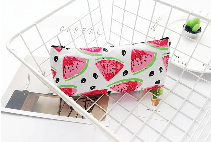 Kawaii Cactus Pencil Case Canvas School Supplies Kawaii Stationery Estuches School Cute kalem kutusu Pencilcase G1231