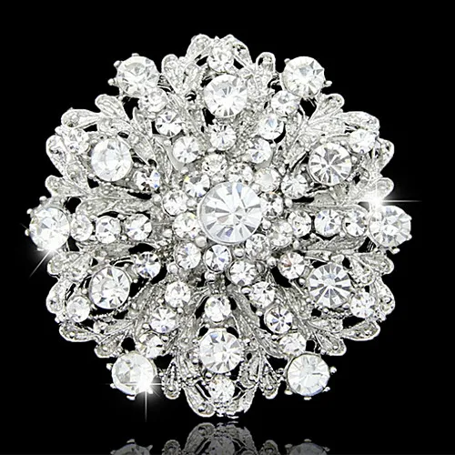 Vintage-Mode, heißer Verkauf, atemberaubende Diamante-Blumenbrosche, Hochzeit, Brautkostüm, Anstecknadeln, Broschen, elegante Geschenknadeln, Top-Qualität, heißer Verkauf