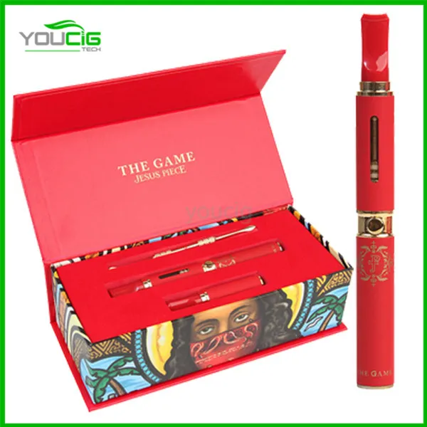 Red Snoop Dogg Wax Vaporizer The Game Jesus Piece Wax E Cigarette Smoking Device E Cigarette