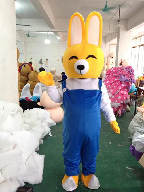 2017熱い販売ウサギ漫画人形マスコット衣装送料無料