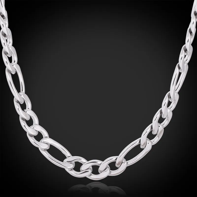 Chunky Figaro Chains Necklace 316L Stainless Steel Jewelry For Men Quality Cool Jewellery NEVER FADE 9MM 22inch YLS201N